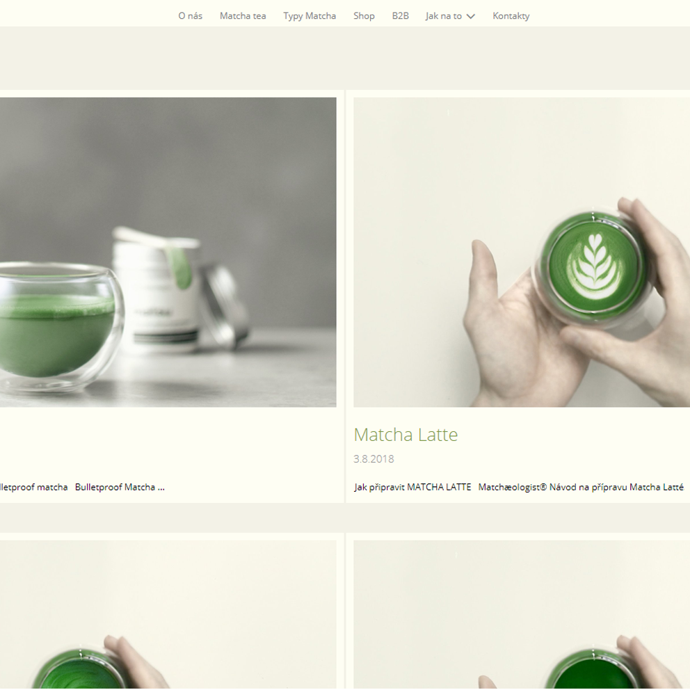 Coding - Matchaeologist website