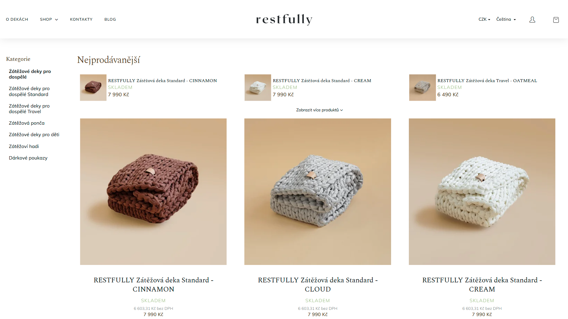 Webdesign - Restfully category