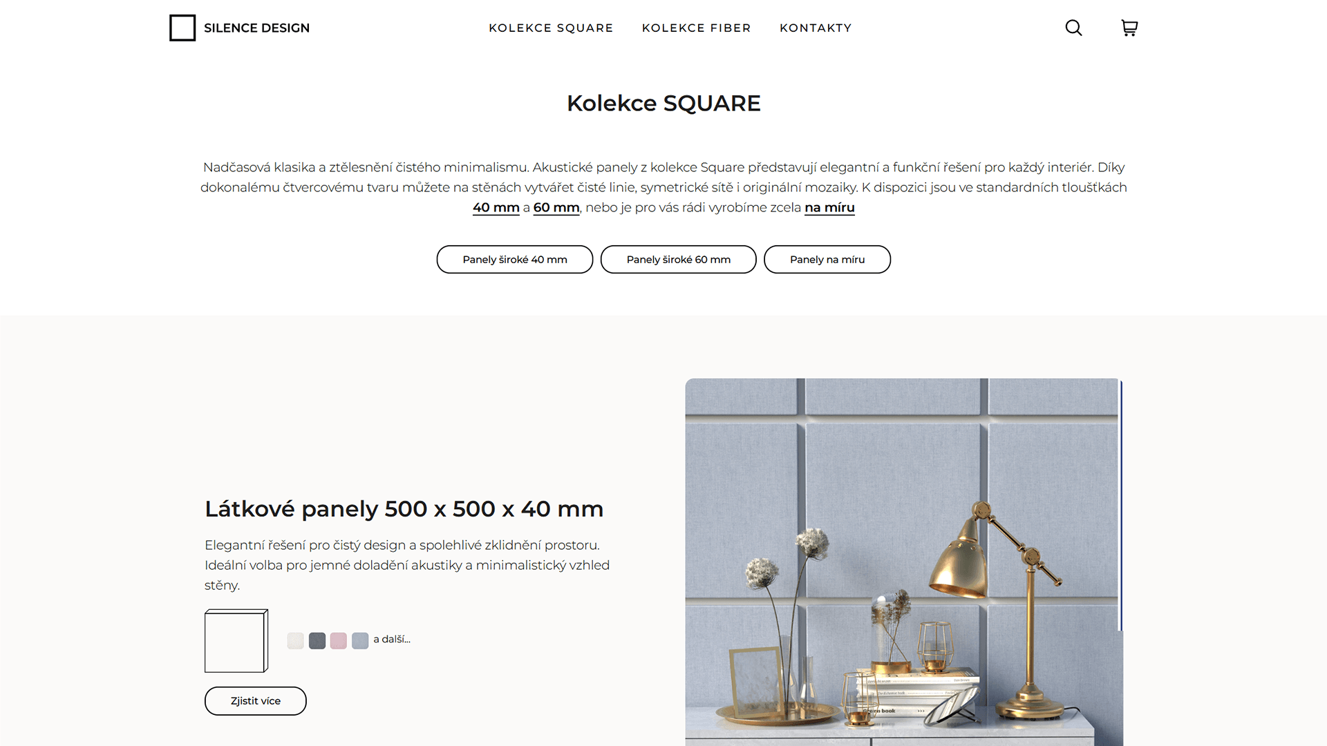 Webdesign - Silence design category