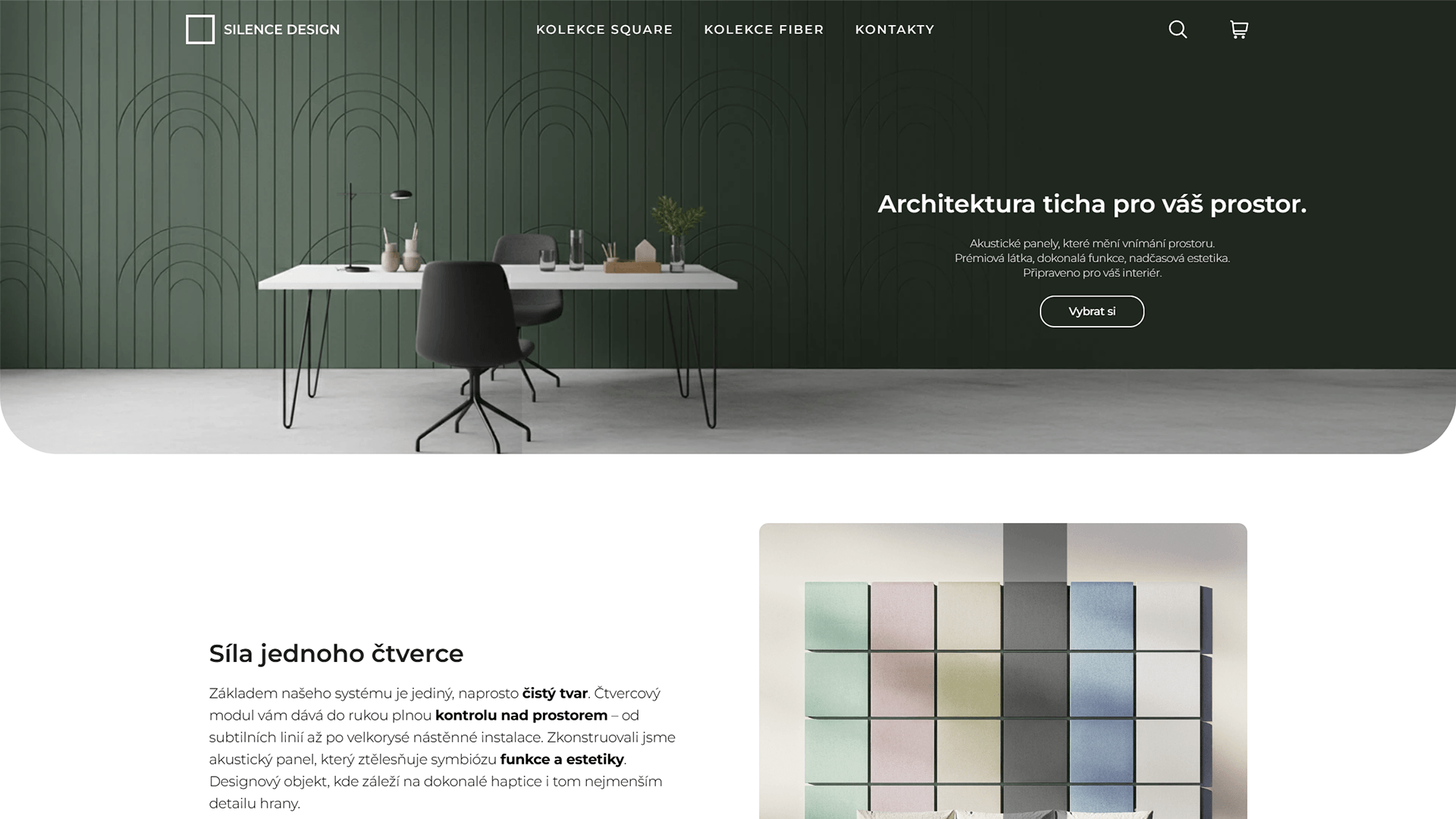Webdesign - Silence design homepage